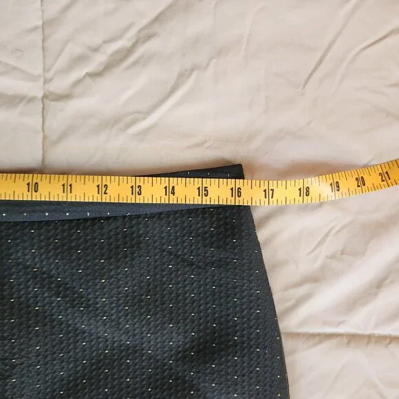 Madewell Nightfall metallic black mini skirt - Picture 12 of 13